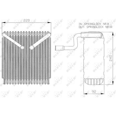 NRF Verdampfer 36043 EASY FIT