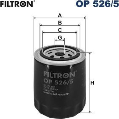 FILTRON Ölfilter | OP 526/5