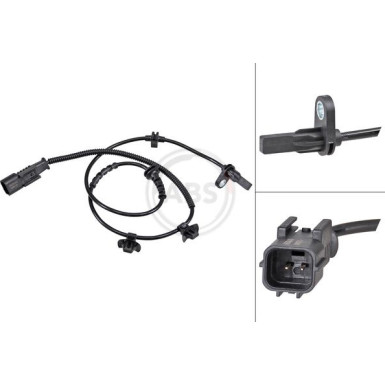 A.B.S. Sensor, Raddrehzahl A.B.S. Sensor, Raddrehzahl