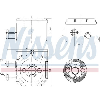 Ölkühler PKW | AUDI A4/S4 94- 1.9TDI | 90652