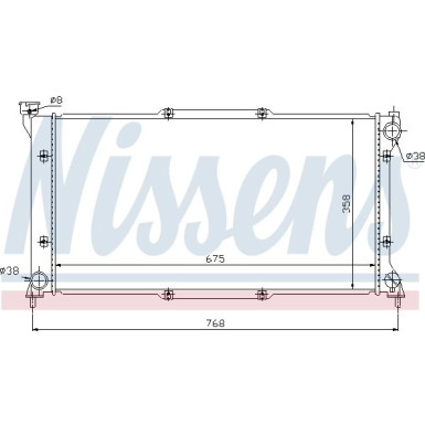 Wasserkühler PKW | SUBARU LEGACY (90-91) | 67701