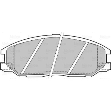 VALEO Bremsbeläge | 598759