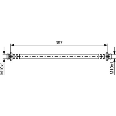 Bremsschlauch | NISSAN | 1987481825