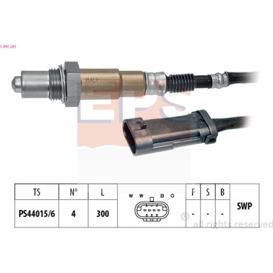 EPS Lambdasonde 1.997.281 Made in Italy - OE Equivalent