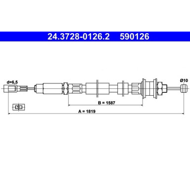ATE Kupplungsseil ATE Kupplungsseil