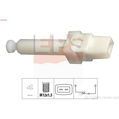 Bremslichtschalter Made in Italy - OE Equivalent 1.810.015