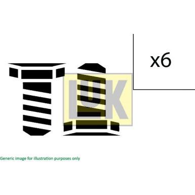 411 0260 10 Schraubensatz, Schwungrad