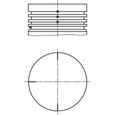 MAHLE ORIGINAL Kolben | 0220401