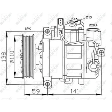 Kompressor, Klimaanlage EASY FIT 32229