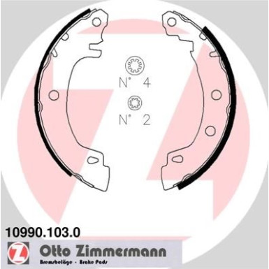 ZIMMERMANN Bremsbacken ZIMMERMANN Bremsbacken