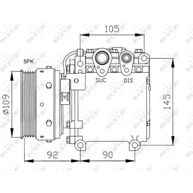 NRF Kompressor 32049 NRF Kompressor 32049