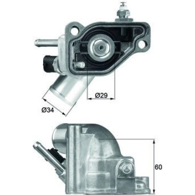 Integralthermostat | OPEL Vectra B,SAAB 9-3 1.8i | TI 5 92
