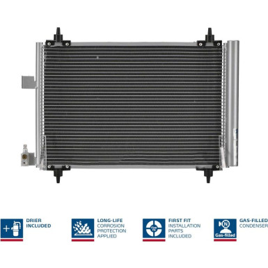 Kondensator PKW CITROEN C5,PEUG 407 FIRST FIT 94723