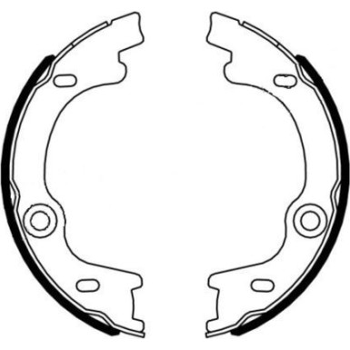 91076400 Bremsbackensatz, Feststellbremse 91076400 Bremsbackensatz, Feststellbremse
