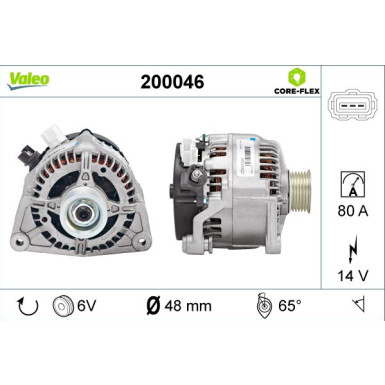 VALEO Generator 200046 VALEO CORE-FLEX