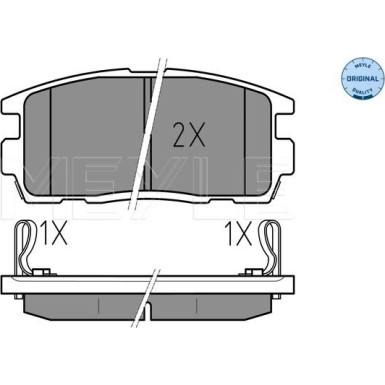 Bremsbelagsatz Opel T. Antara 06- Mit Sensor | 025 244 9815/W
