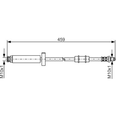 Bremsschlauch VA | CITROEN C25,FIAT,PEU 81 | 1987476462