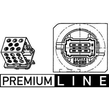 MAHLE Widerstand, Innenraumgebläse ABR 91 000P
