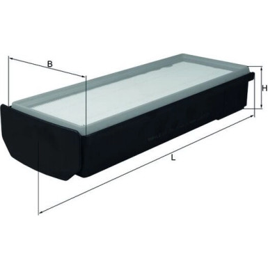 MAHLE Luftfilter | LX 2796/1