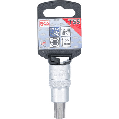 BGS Bit-Einsatz | Antrieb Innenvierkant 12,5 mm (1/2"""") | T-Profil (für Torx) T55 | 4375