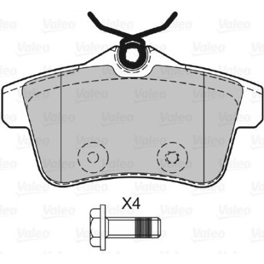 VALEO Bremsbeläge VALEO Bremsbeläge