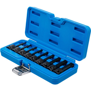 BGS Kraft-Bit-Einsatz-Satz | Antrieb Innenvierkant 12,5 mm (1/2"""") | T-Profil (für Torx) T20 - T70 | 9-tlg | 5480