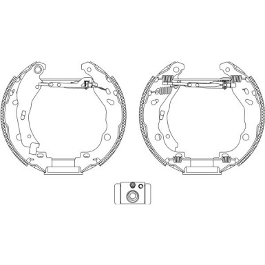 Bremsbackensatz | 84077200