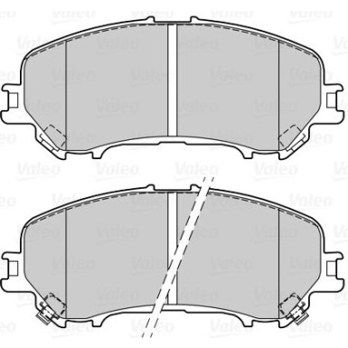 VALEO Bremsbeläge 601415