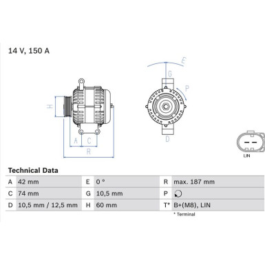Lichtmaschine | FORD | 0 986 082 330