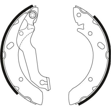 80 461 007 Bremsbacken | HYUNDAI Lantra,Coupe,Matrix 95 | GS8678