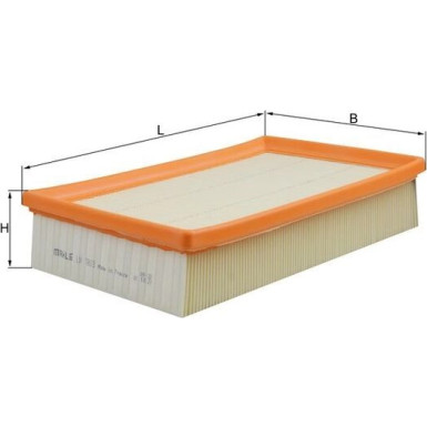 MAHLE Luftfilter | LX 1803