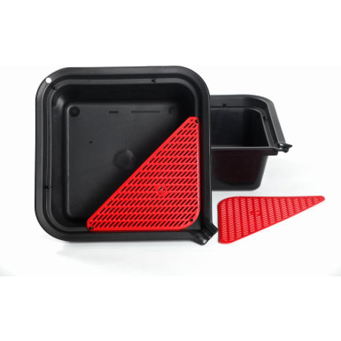 3049 ÖL Auffangwanne 7 Liter schwarz DIY Ölwechsel Wanne mit Sieb