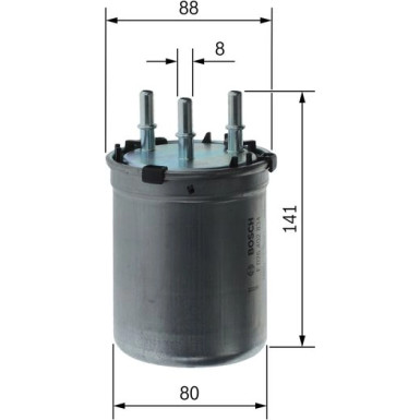 Kraftstofffilter | AUDI A1 | F 026 402 834