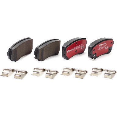 BREMBO Bremsklötze Xtra HA | HYUNDAI i30 KIA Ceed 07-19 | P 30 051X BREMBO Bremsklötze Xtra HA | HYUNDAI i30 KIA Ceed 07-19 | P 30 051X