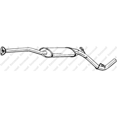 BOSCH | Automotive Auspuffschalldämpfer 282-755