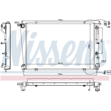Wasserkühler PKW | HYUNDAI H-1 2,5 TD AUT. 97 | 67040