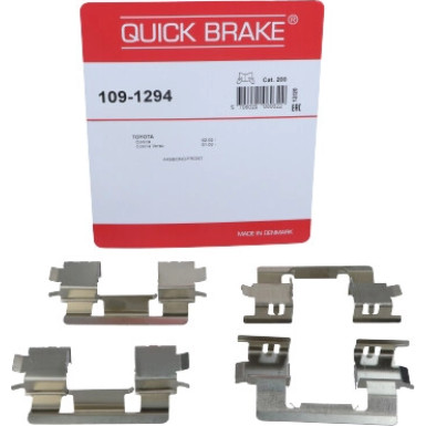 391-1294 Montagesatz f.Bremsklötze | TOYOTA Corolla 02 | 109-1294