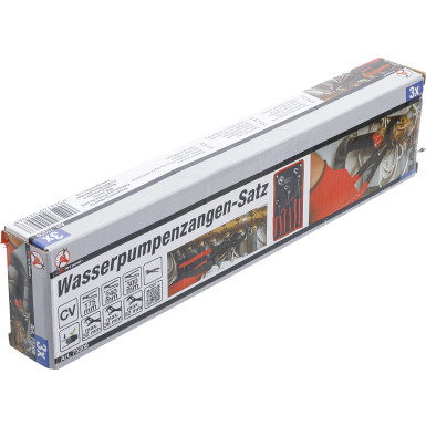 BGS Wasserpumpenzangen-Satz 175 / 240 / 300 mm 3-tlg BGS Do it yourself 75209