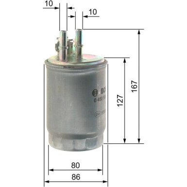 Kraftstofffilter | FORD Focus | 0 450 906 357