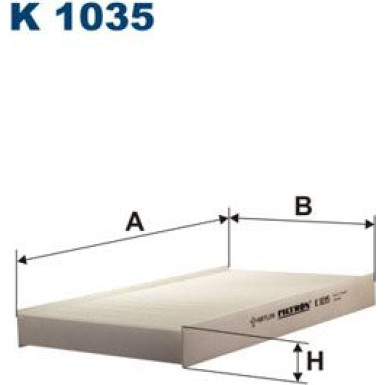 FILTRON Filter, Innenraumluft K 1035