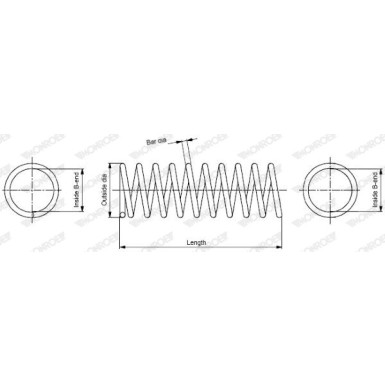 MONROE Fahrwerksfeder | SP3247