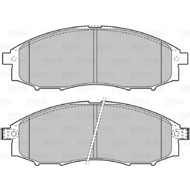 VALEO Bremsbeläge 598889