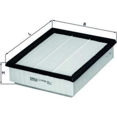 MAHLE Luftfilter | LX 2748