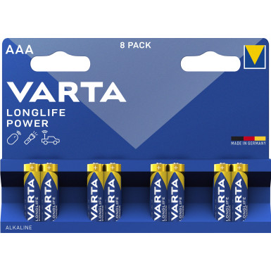 04903 121 418 Varta Longlife Power AAA Doppelblister 8