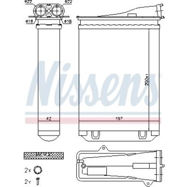 Heizkühler PKW | Peugeot 208 12 | 72954