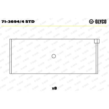 PLEUELLAGER | 71-3694/4 STD