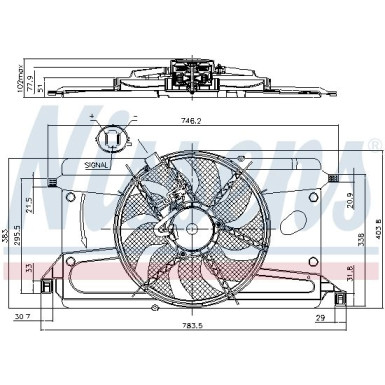 Kühlerlüfter PKW | Ford Focus 04 | 85697