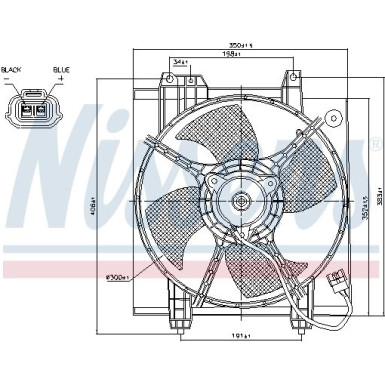 Kühlerlüfter PKW | SUBARU LEGACY AC-FAN 99 | 85494