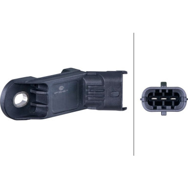 HELLA Sensor, Ladedruck 6PP 009 400-111 HELLA Sensor, Ladedruck 6PP 009 400-111