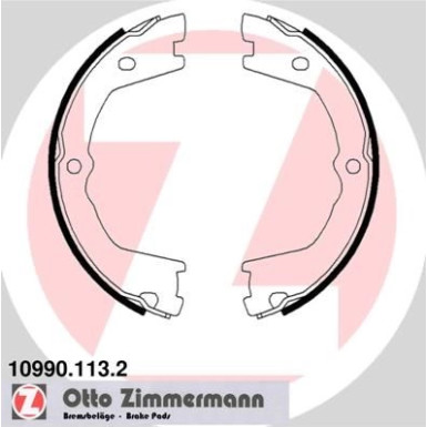 ZIMMERMANN Bremsbacken | 10990.113.2